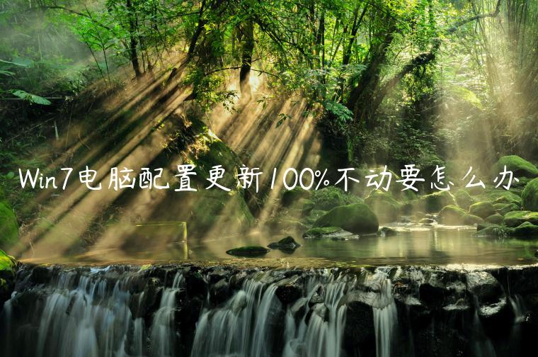 Win7电脑配置更新100%不动要怎么办