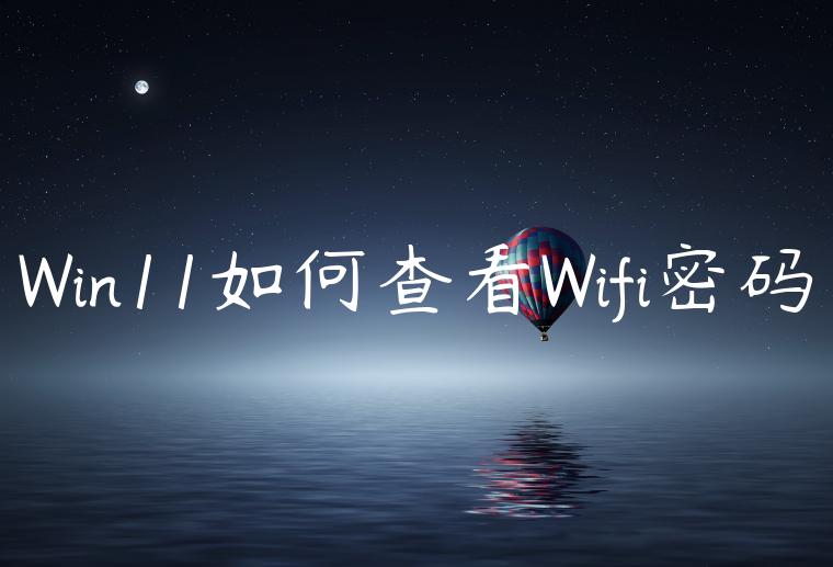 Win11如何查看Wifi密码