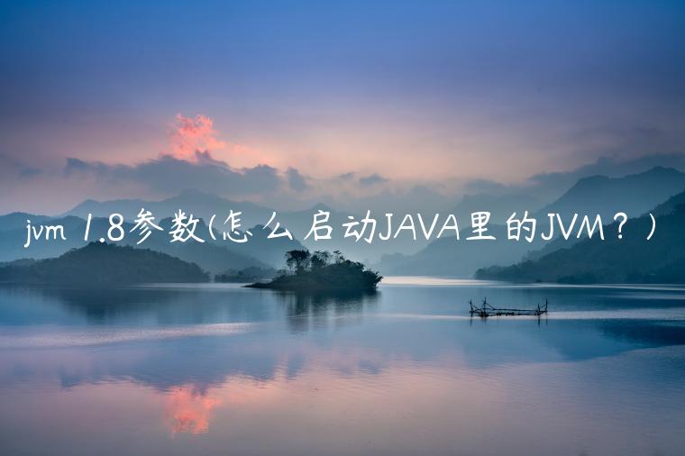 jvm 1.8参数(怎么启动JAVA里的JVM？)