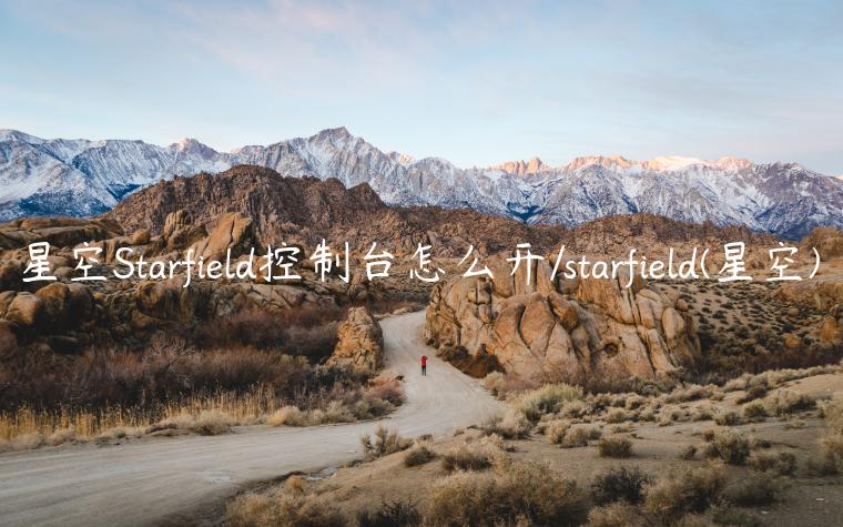 星空Starfield控制台怎么开/starfield(星空)