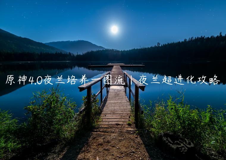 原神4.0夜兰培养一图流|夜兰超进化攻略