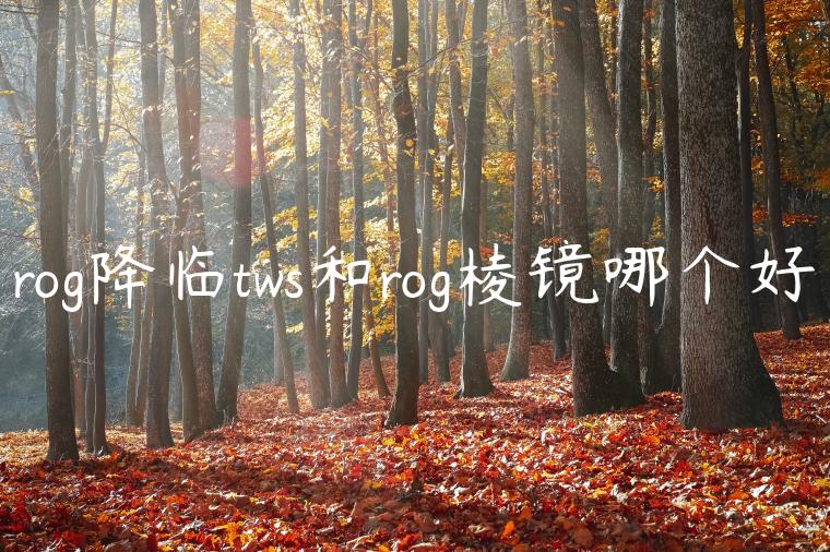 rog降临tws和rog棱镜哪个好