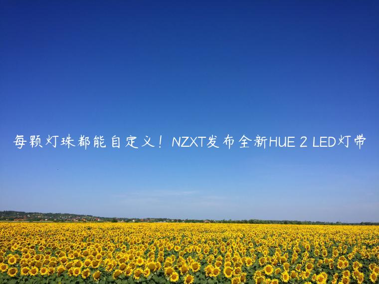 每颗灯珠都能自定义！NZXT发布全新HUE 2 LED灯带