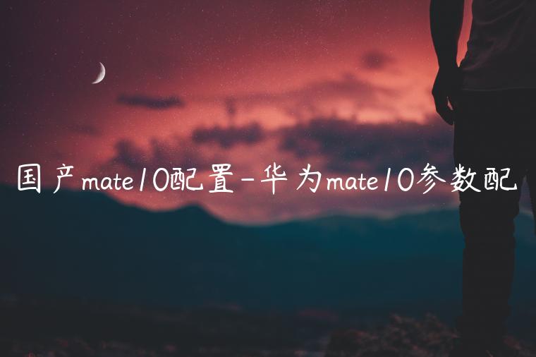 国产mate10配置-华为mate10参数配