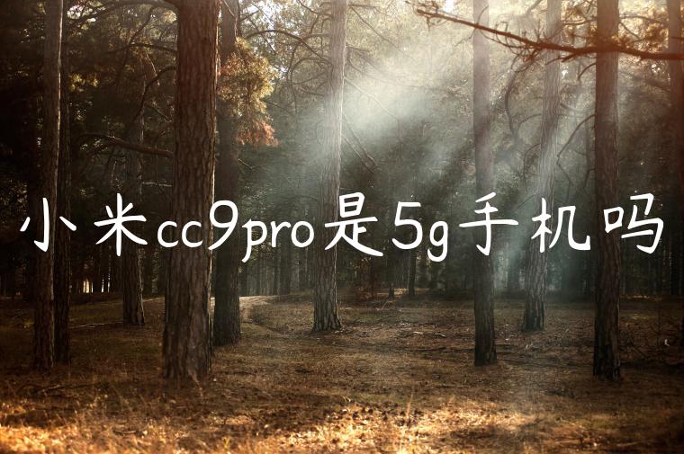 小米cc9pro是5g手机吗