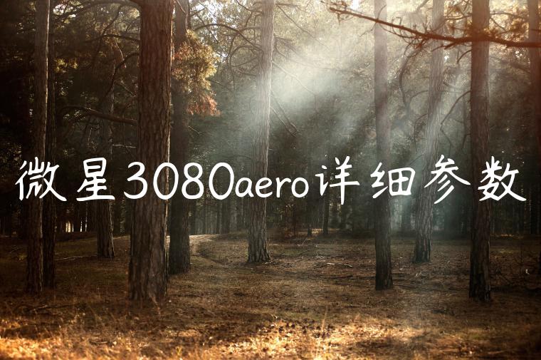 微星3080aero详细参数