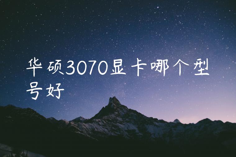 华硕3070显卡哪个型号好