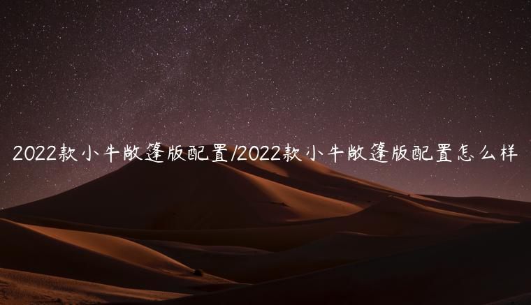 2022款小牛敞篷版配置/2022款小牛敞篷版配置怎么样