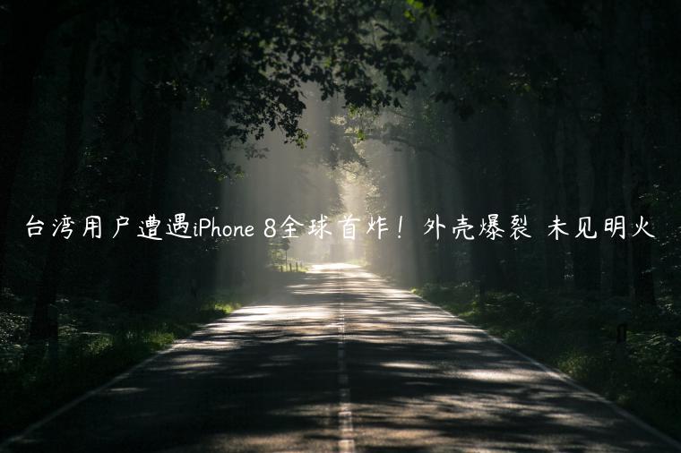 台湾用户遭遇iPhone 8全球首炸！外壳爆裂 未见明火