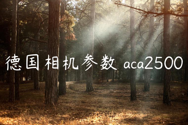 德国相机参数 aca2500