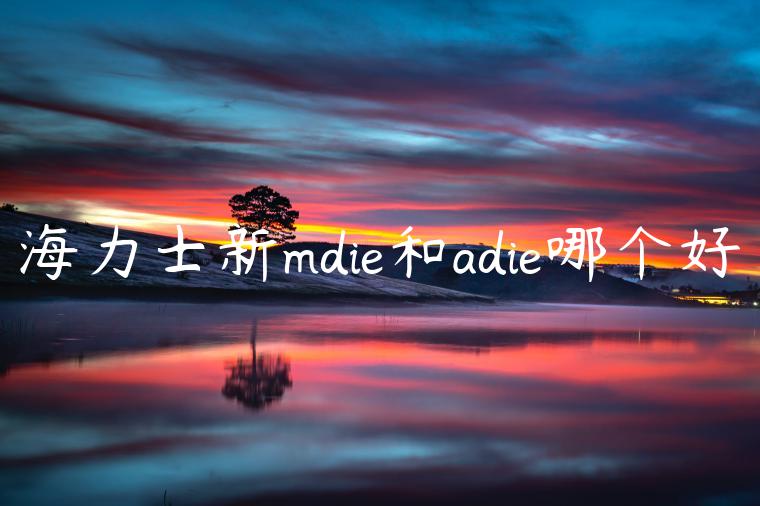 海力士新mdie和adie哪个好