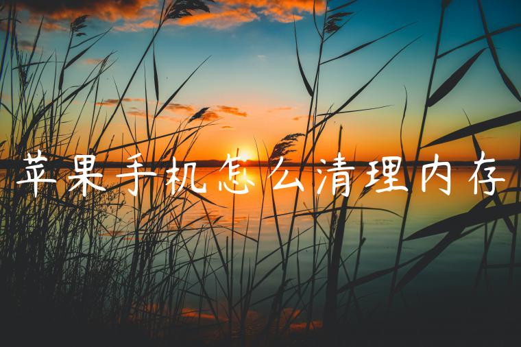 苹果手机怎么清理内存