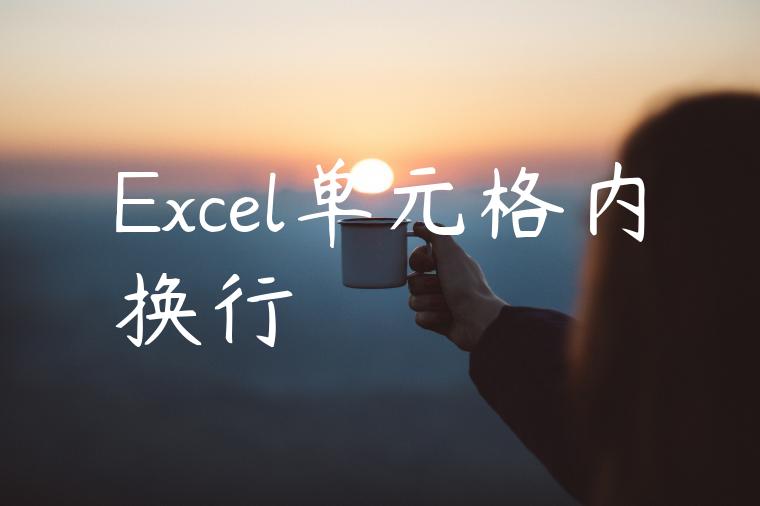 Excel单元格内换行