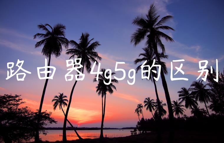 路由器4g5g的区别