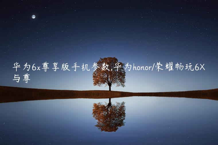 华为6x尊享版手机参数,华为honor/荣耀畅玩6X与尊