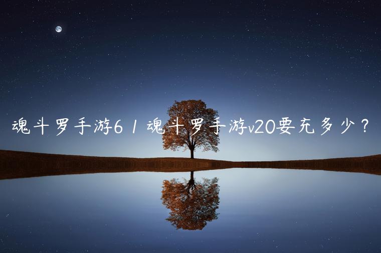 魂斗罗手游6 1 魂斗罗手游v20要充多少？