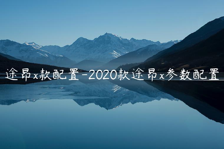 途昂x款配置-2020款途昂x参数配置