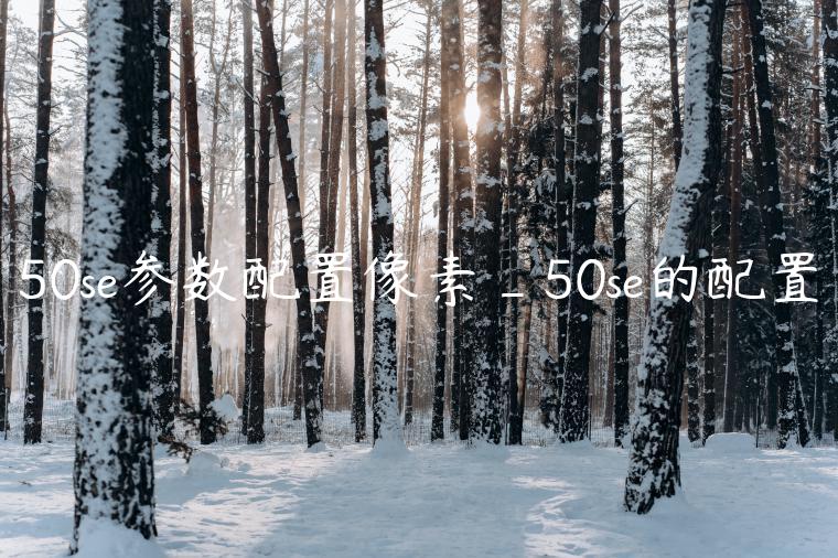 50se参数配置像素_50se的配置