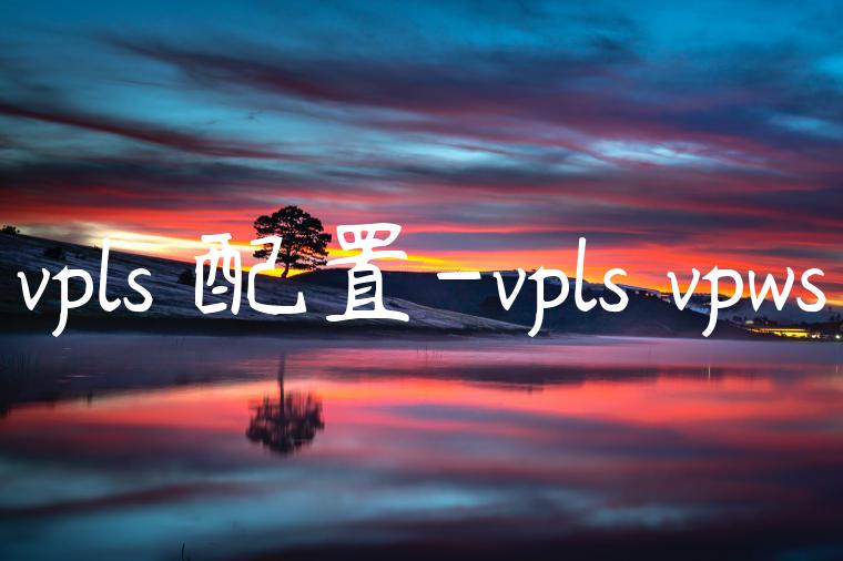 vpls 配置-vpls vpws