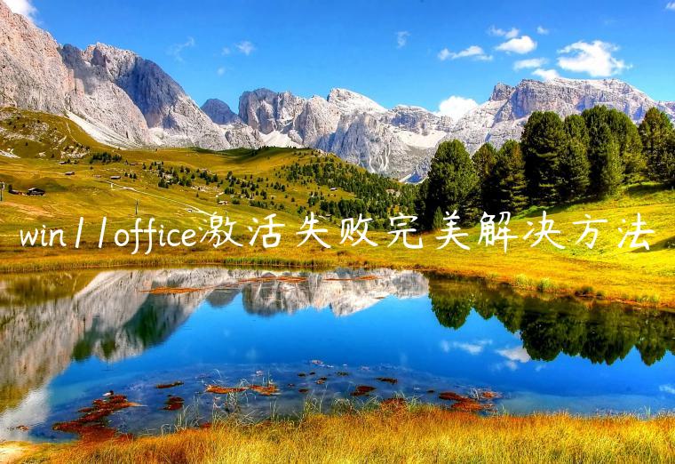 win11office激活失败完美解决方法