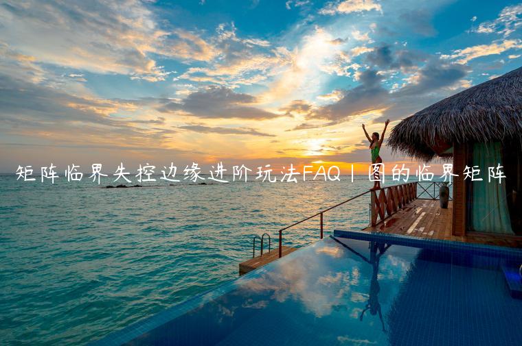 矩阵临界失控边缘进阶玩法FAQ|图的临界矩阵