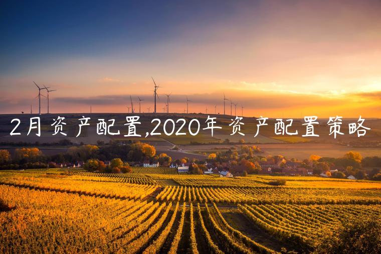 2月资产配置,2020年资产配置策略