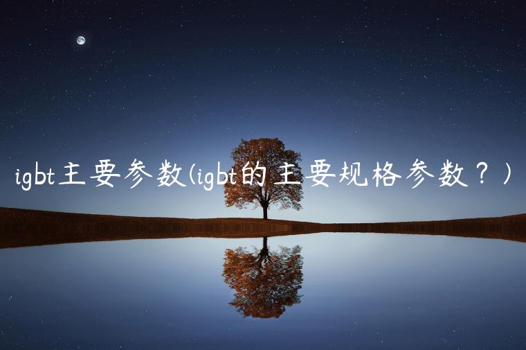 igbt主要参数(igbt的主要规格参数？)