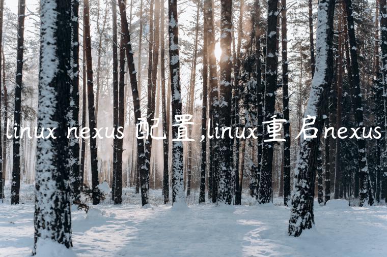 linux nexus 配置,linux重启nexus